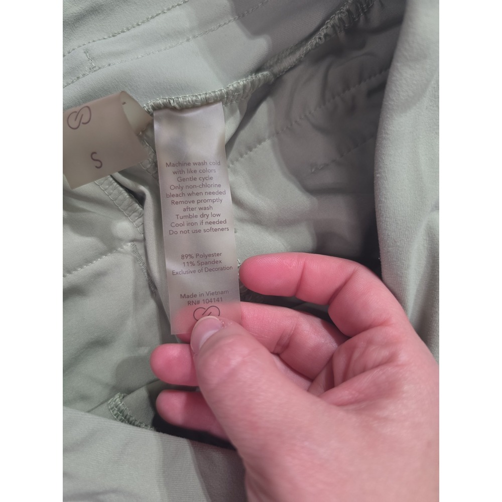 CALIA Womens Journey Cargo Joggers Sage Green Stretch Active Pants WAX12189F S - Picture 3 of 10